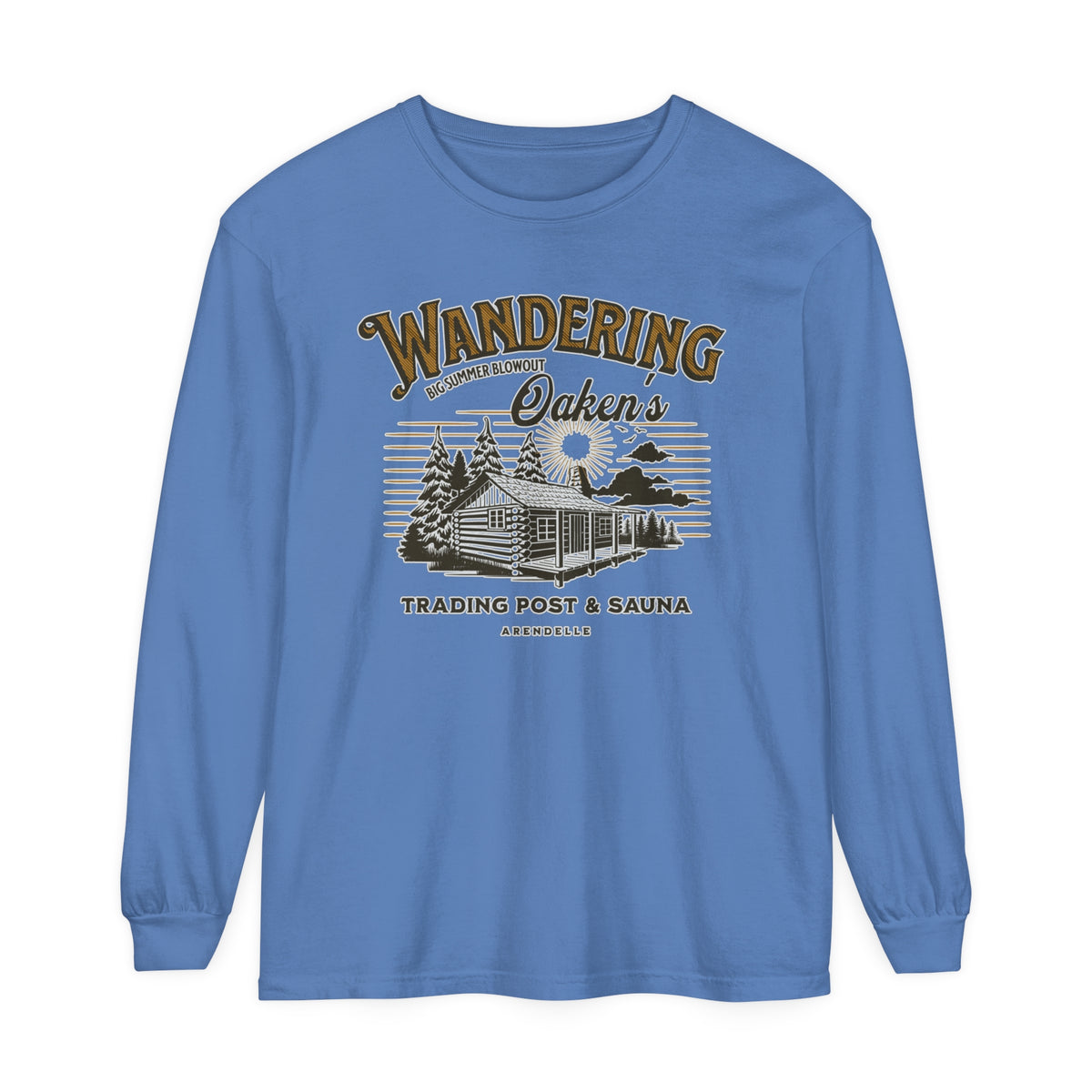 Wandering Oaken’s Trading Post Comfort Colors Unisex Garment-dyed Long Sleeve T-Shirt