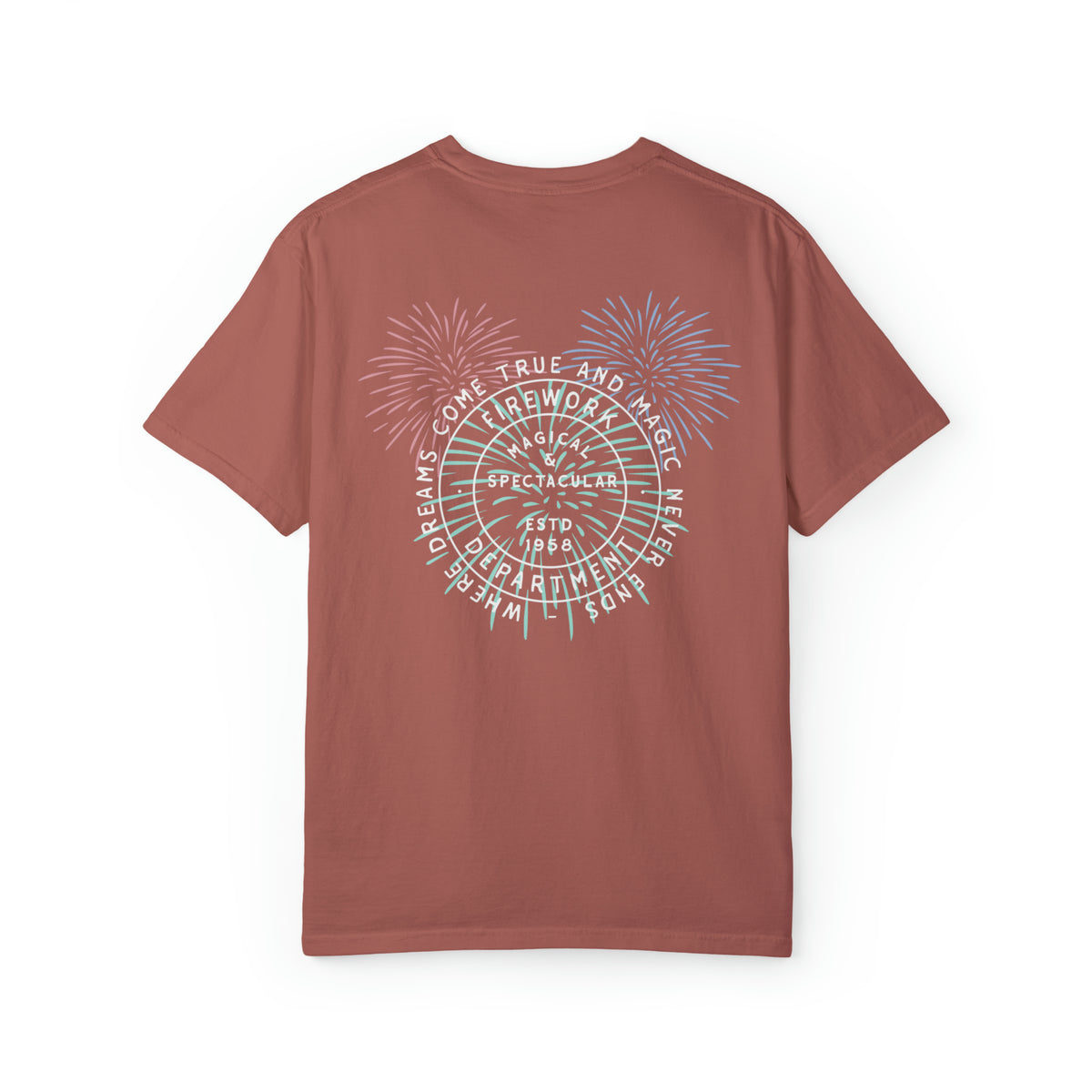 Firework Department Comfort Colors Unisex Garment-Dyed T-shirt