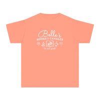 Belle’s Books & Candles Comfort Colors Youth Midweight Tee