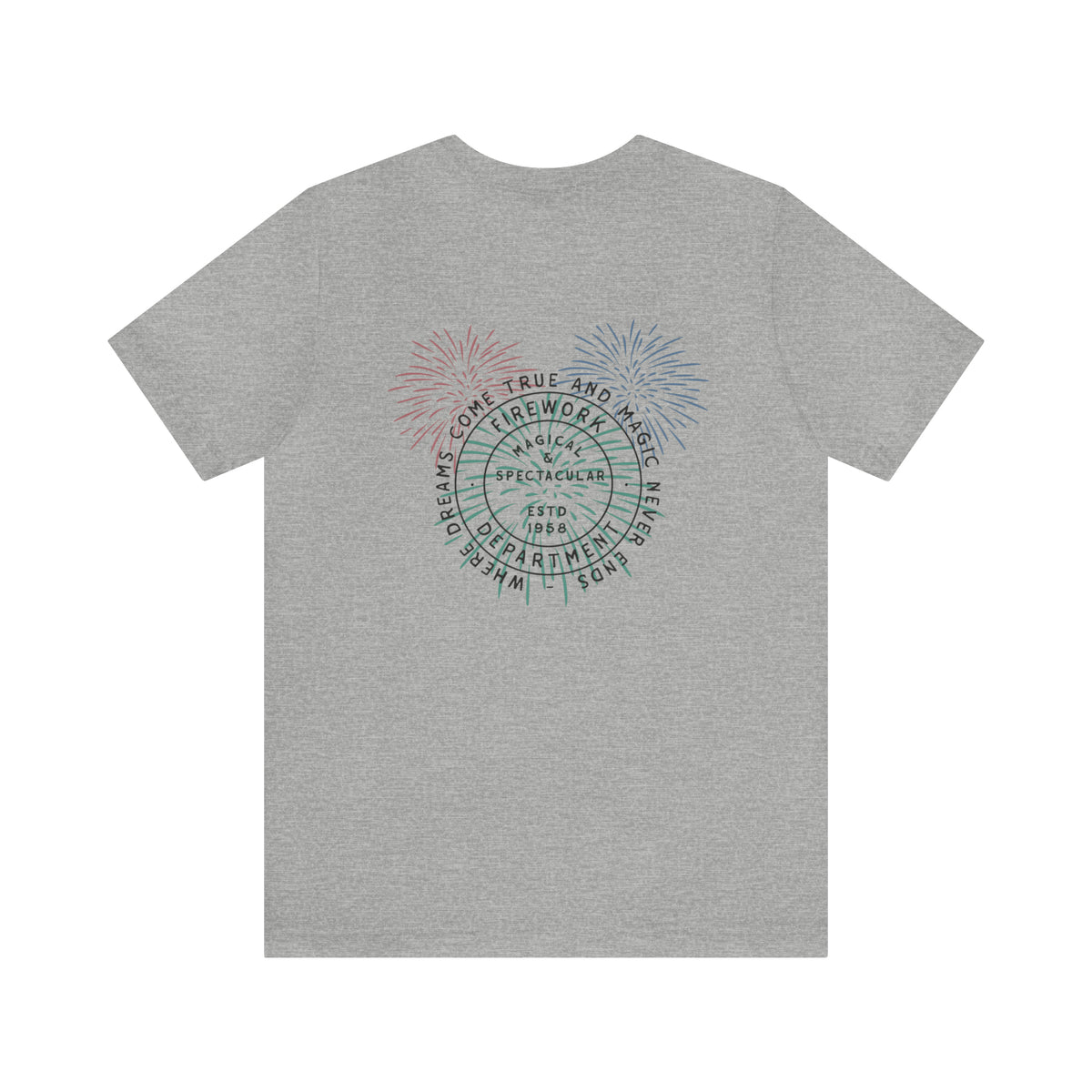 Firework Department Bella Canvas Unisex Jersey Short Sleeve Tee