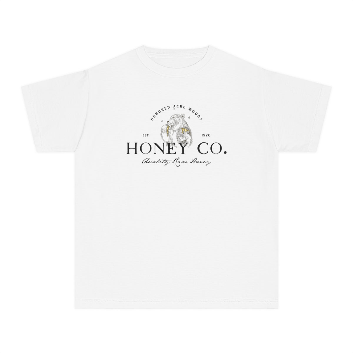Hundred Acre Woods Honey Co. Comfort Colors Youth Midweight Tee