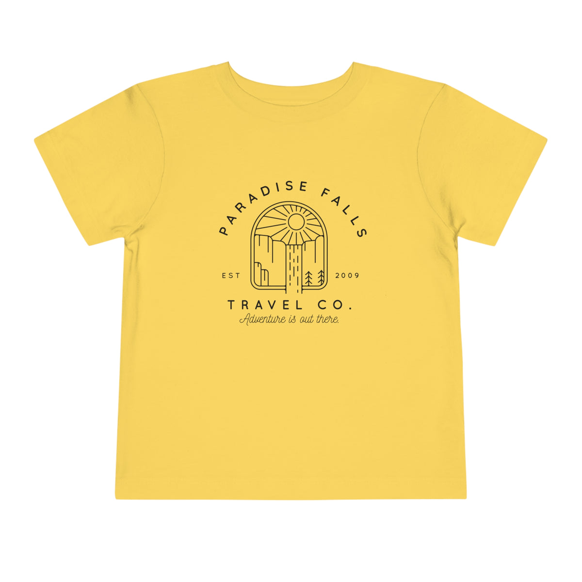 Paradise Falls Vacation Co. Bella Canvas Toddler Short Sleeve Tee