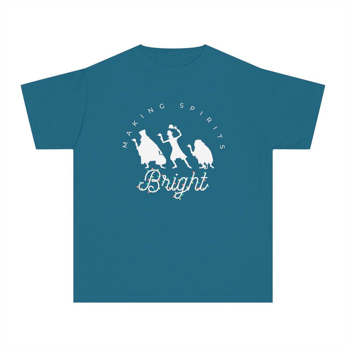 Making Spirits Bright Comfort Colors Youth Midweight Tee