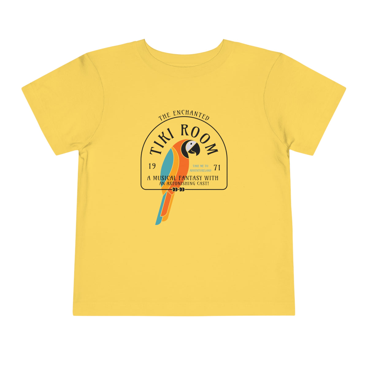 Enchanted Tiki Room Bella Canvas Toddler Short Sleeve Tee
