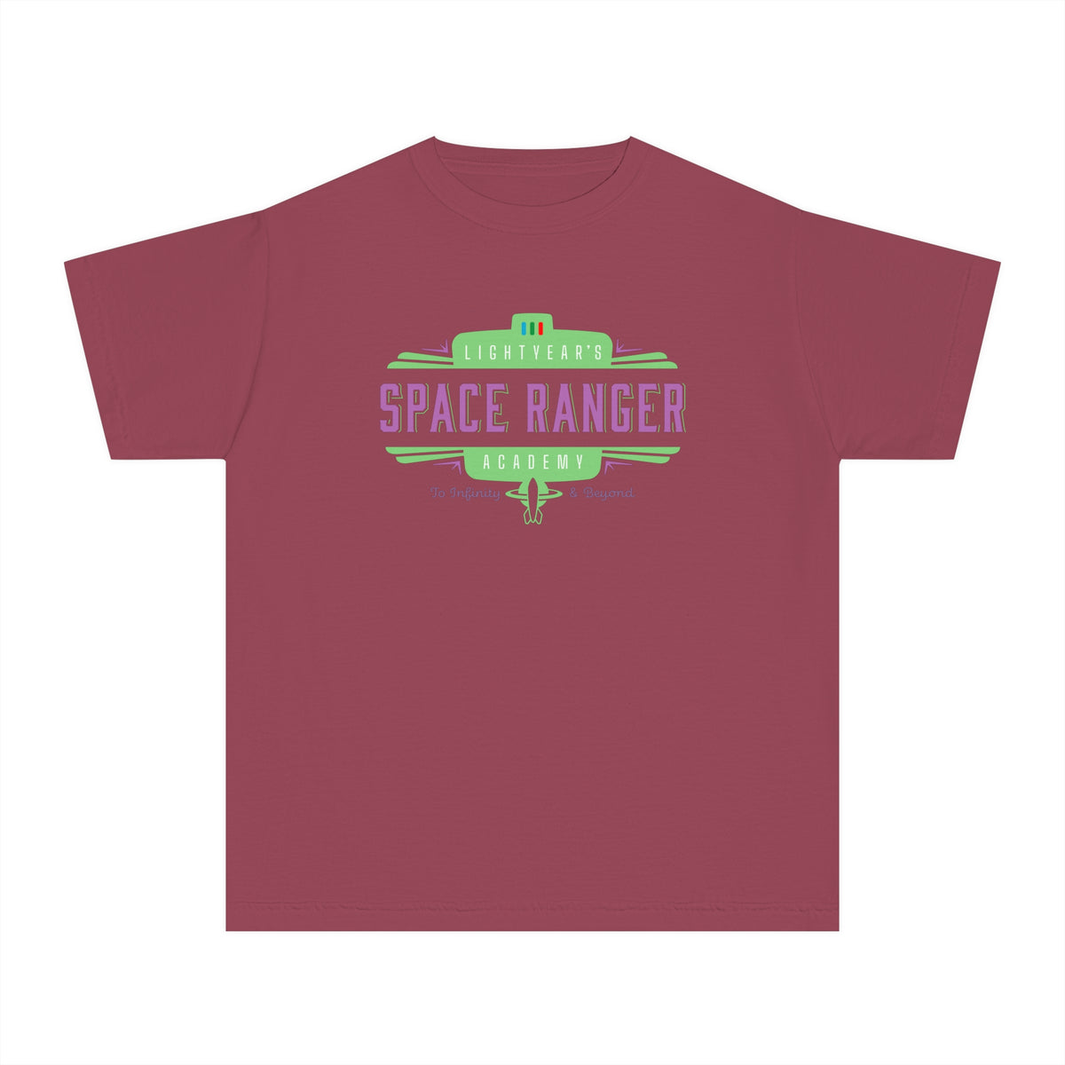 Lightyear's Space Ranger Academy Comfort Colors Youth Midweight Tee