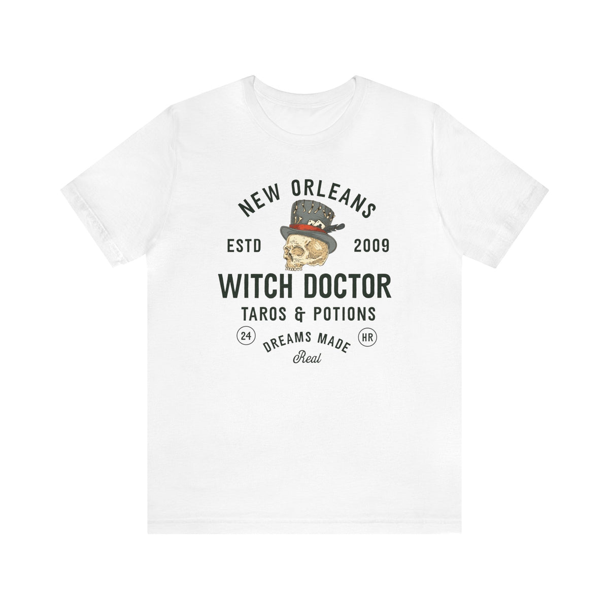 New Orleans Witch Doctor Bella Canvas Unisex Jersey Short Sleeve Tee