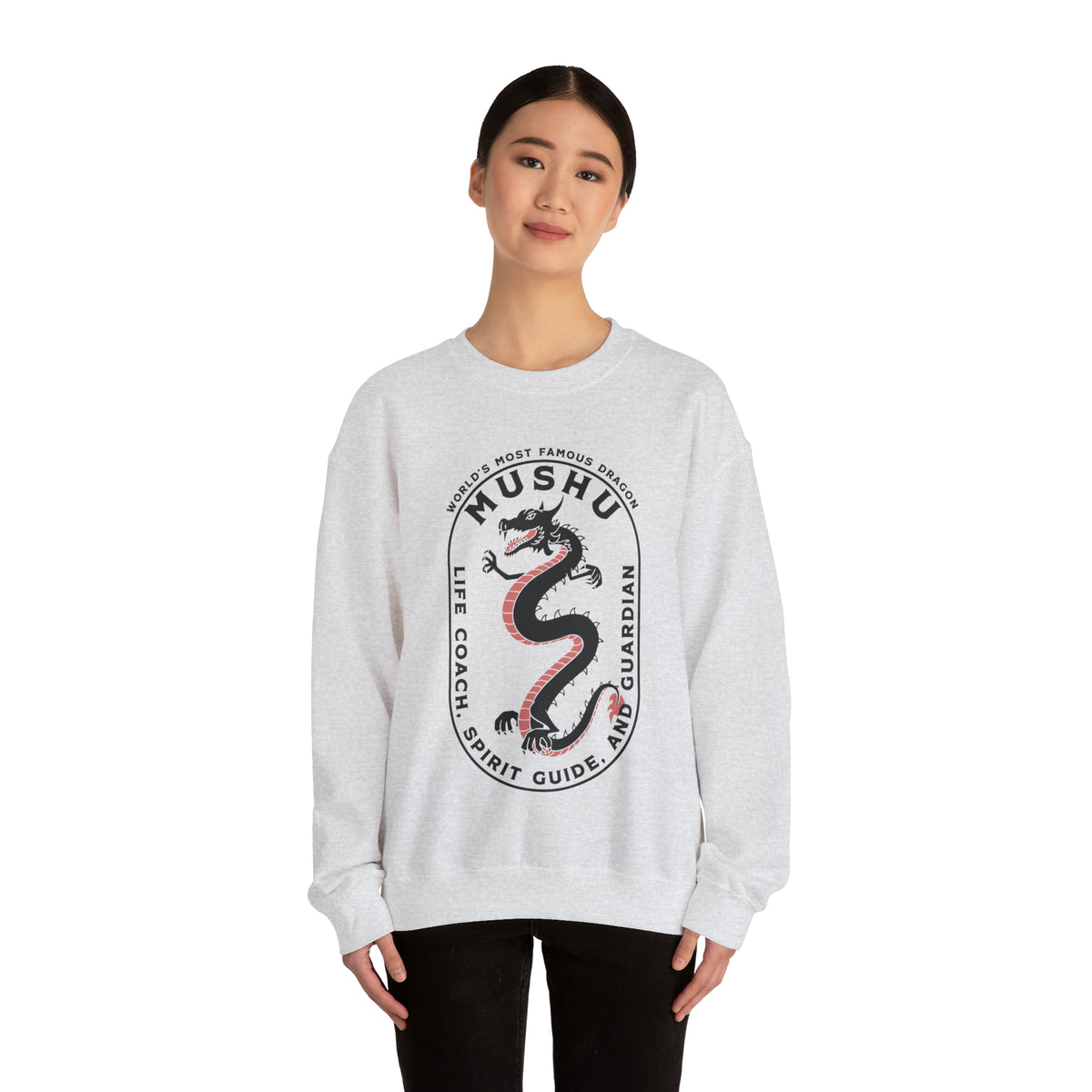 Mushu Gildan Unisex Heavy Blend™ Crewneck Sweatshirt