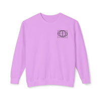 Drink Around the World Tour Unisex Lightweight Comfort Colors Crewneck Sweatshirt