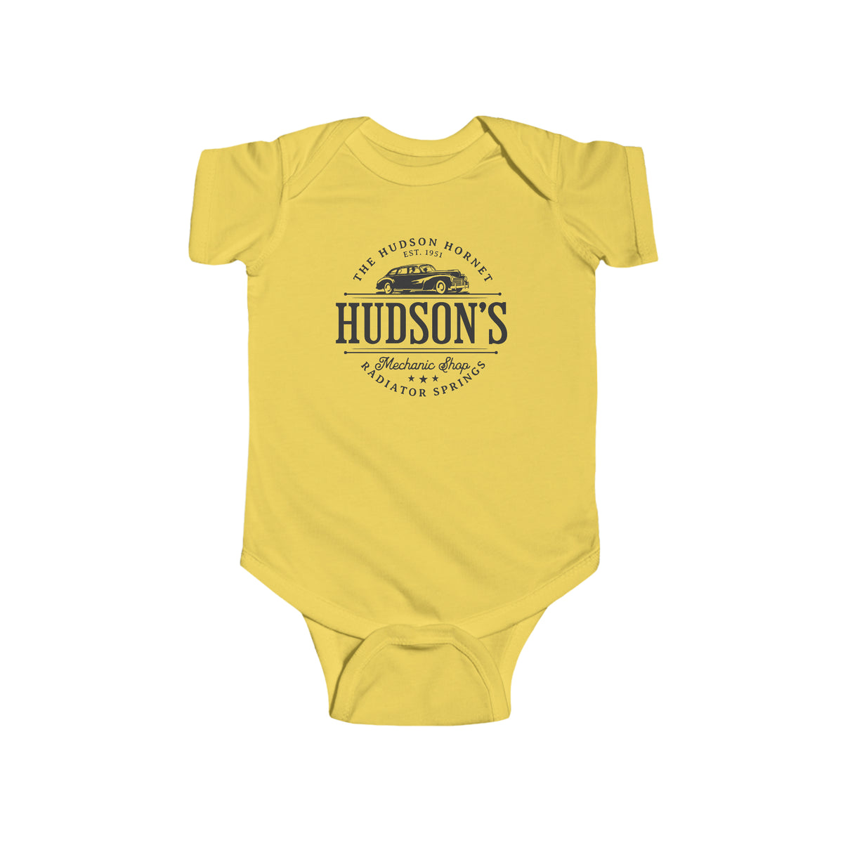 Hudson's Mechanic Shop Rabbit Skins Infant Fine Jersey Bodysuit