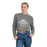 Hudson's Mechanic Shop Women's Bella Canvas Cropped Sweatshirt