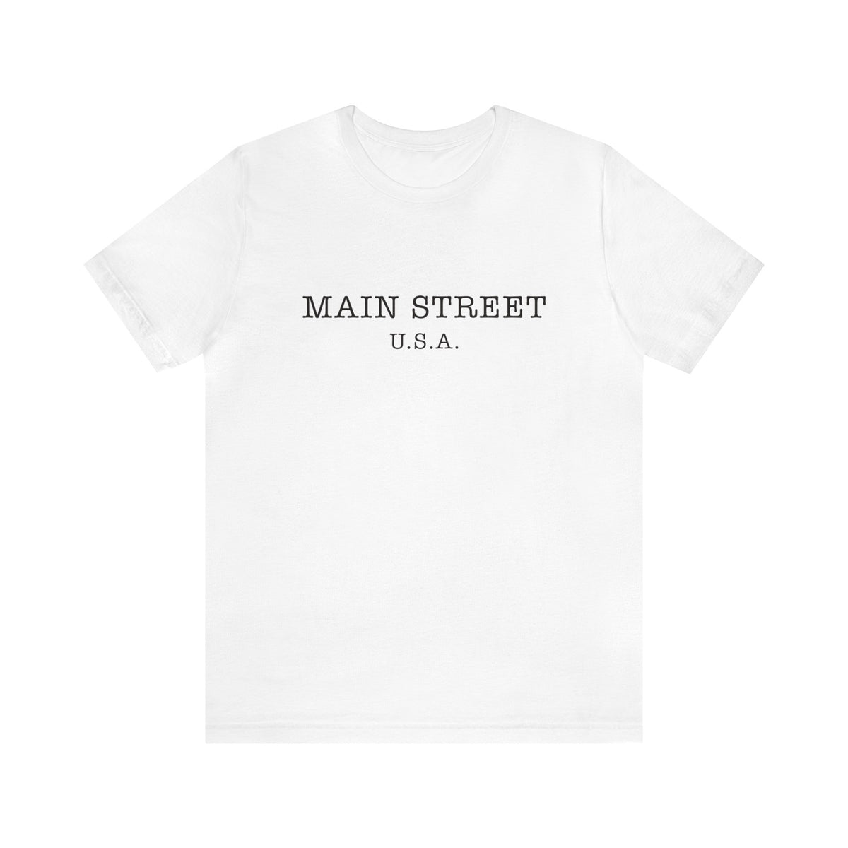 Main Street USA Bella Canvas Unisex Jersey Short Sleeve Tee