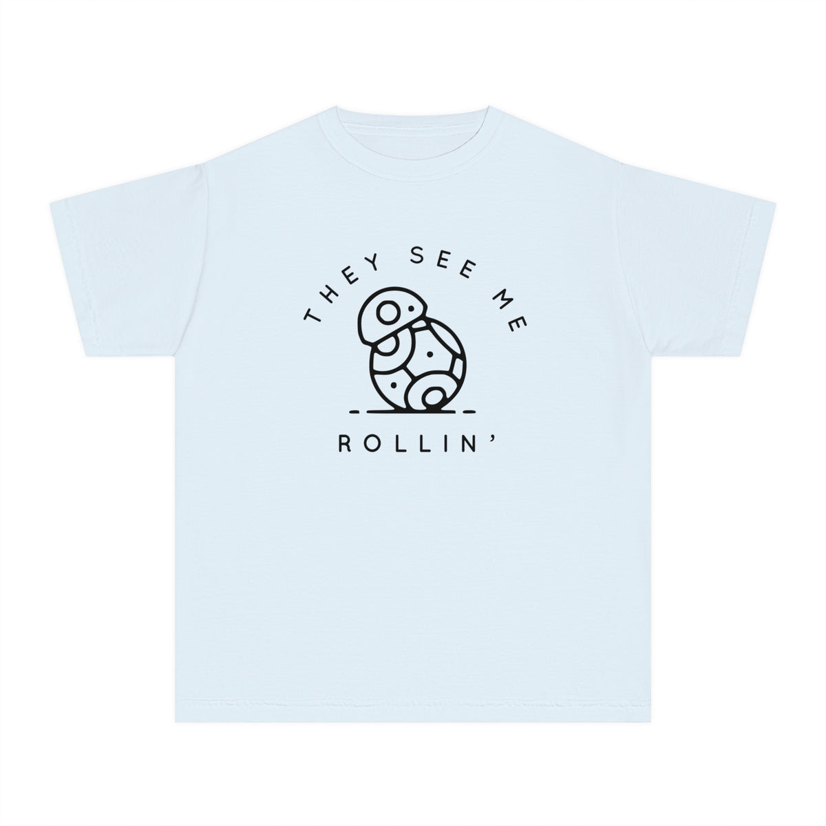 They See Me Rollin' Comfort Colors Youth Midweight Tee