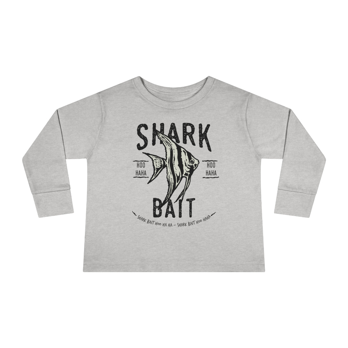 Shark Bait Hoo Haha Rabbit Skins Toddler Long Sleeve Tee