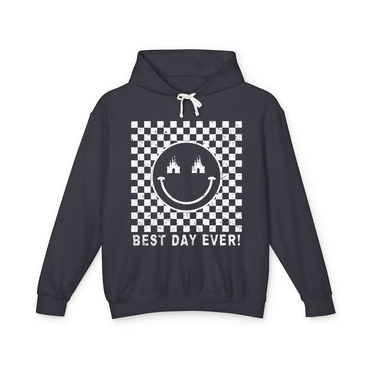 Best Day Ever Comfort Colors Unisex Lightweight Hooded Sweatshirt
