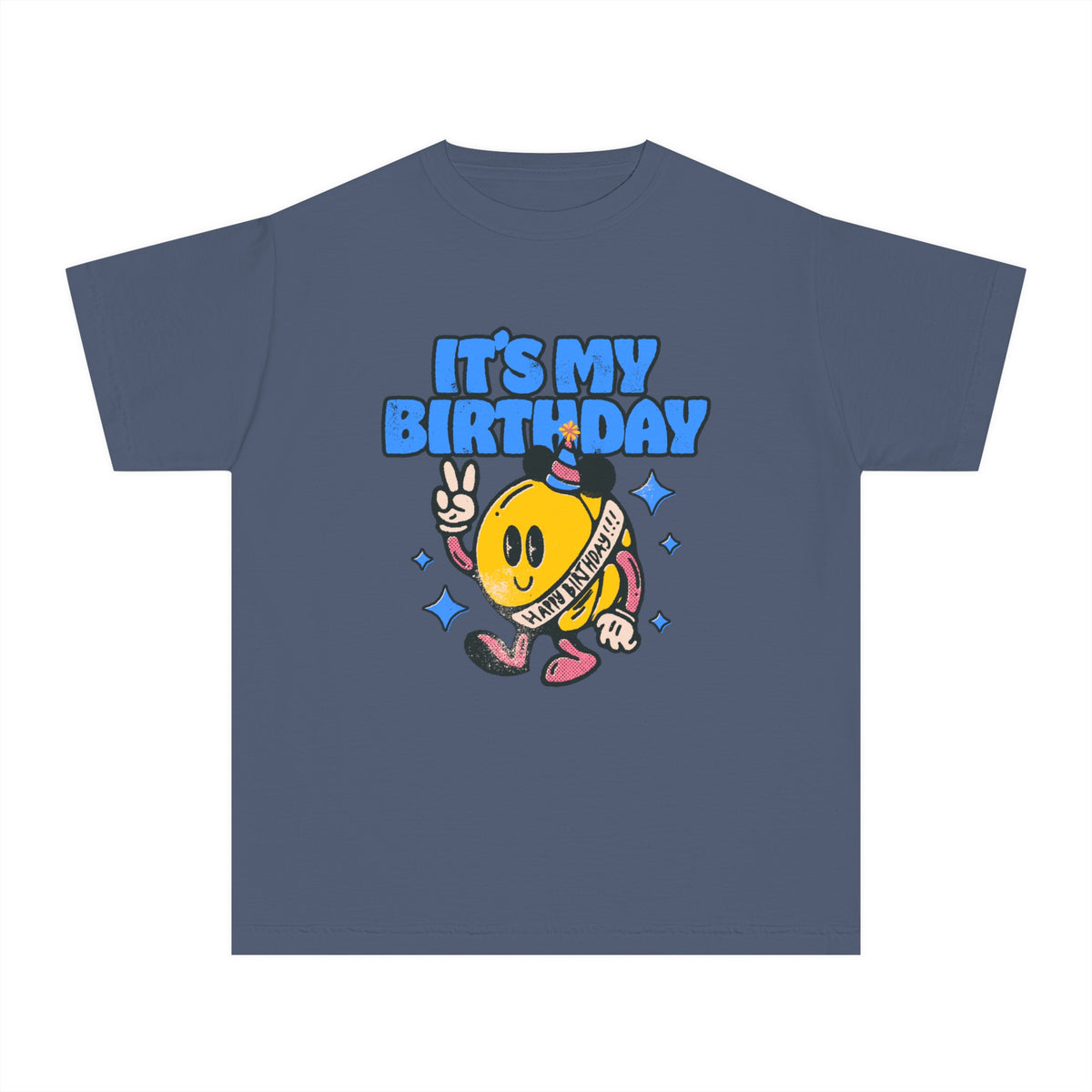 It's My Birthday Comfort Colors Youth Midweight Tee