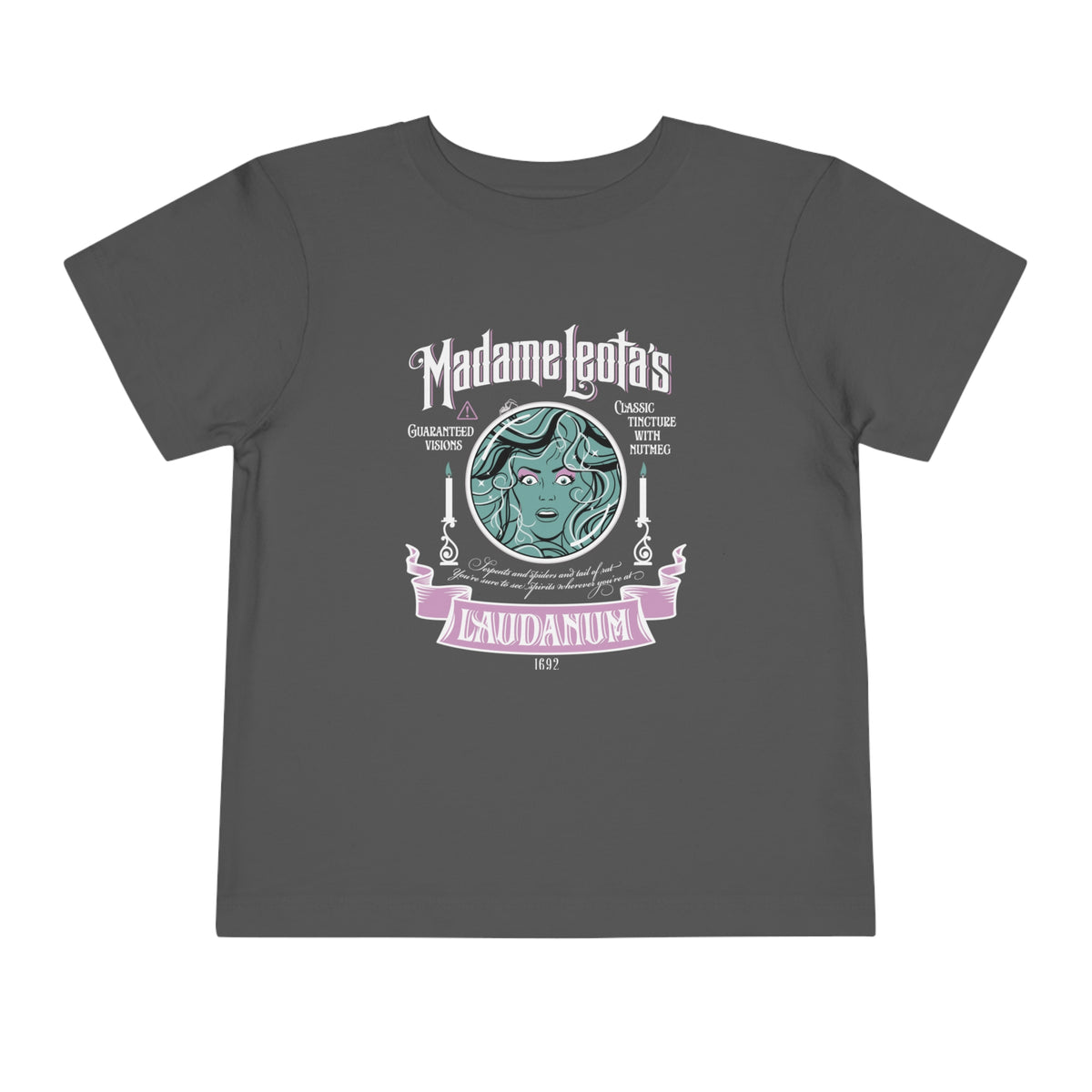 Madame Leota’s Laudanum Teal Bella Canvas Toddler Short Sleeve Tee