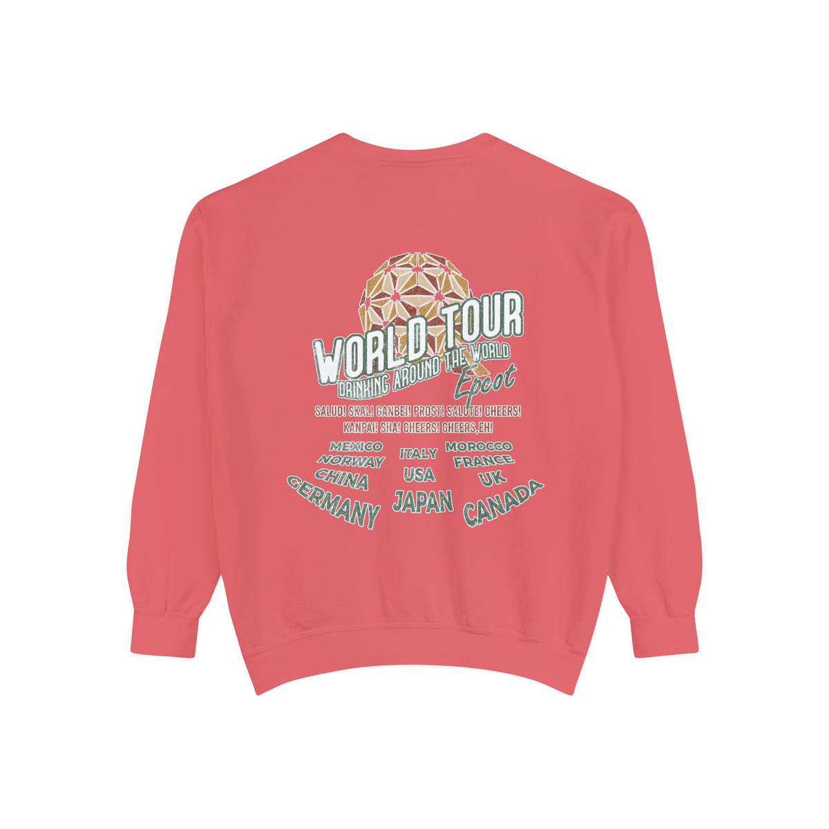 World Tour Comfort Colors Unisex Garment-Dyed Sweatshirt