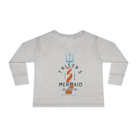 Triton's Mermaid Security Rabbit Skins Toddler Long Sleeve Tee
