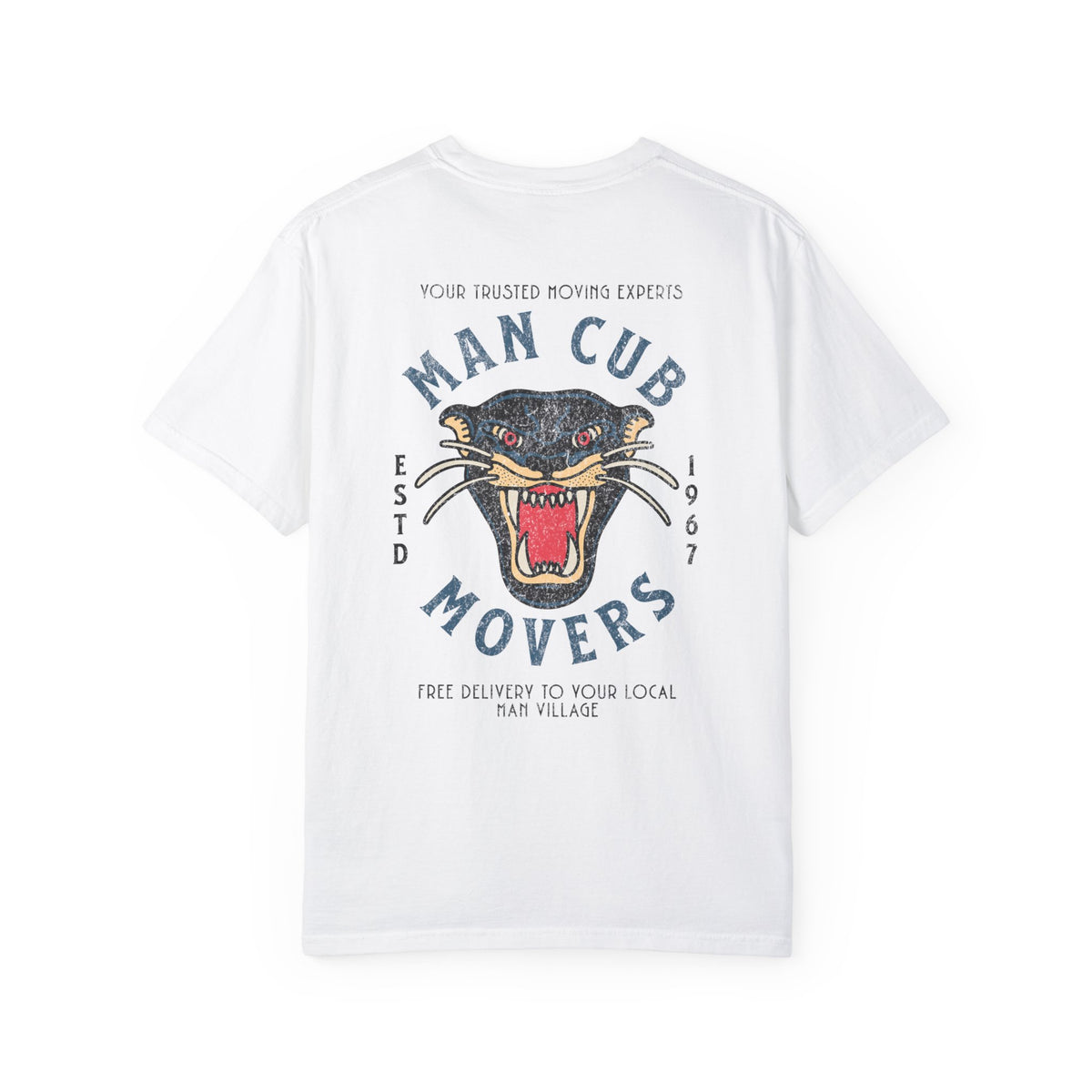 Man Cub Movers Comfort Colors Unisex Garment-Dyed T-shirt