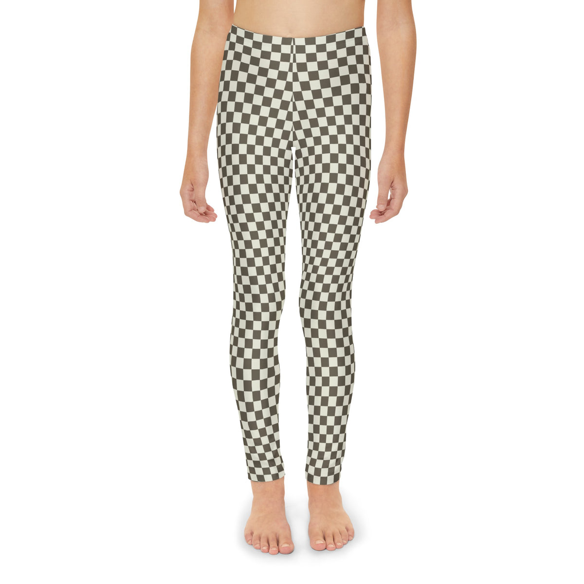Checked Youth Full-Length Leggings