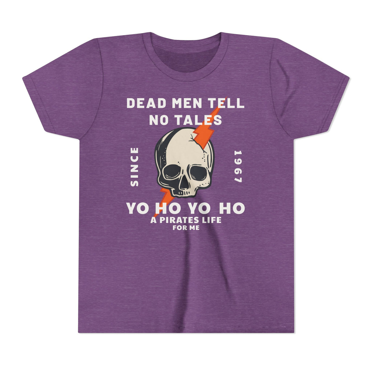 Dead Men Tell No Tales Bella Canvas Youth Short Sleeve Tee