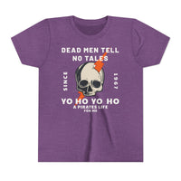 Dead Men Tell No Tales Bella Canvas Youth Short Sleeve Tee