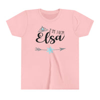 I'm Her Elsa Bella Canvas Youth Short Sleeve Tee