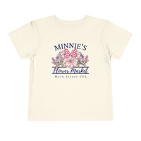 Minnie's Flower Market Bella Canvas Toddler Short Sleeve Tee