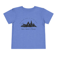 Oh What Fun It Is To Ride Bella Canvas Toddler Short Sleeve Tee