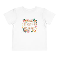 The Miracle Is You Bella Canvas Toddler Short Sleeve Tee