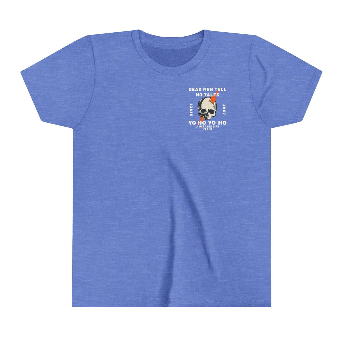 Dead Men Tell No Tales Bella Canvas Youth Short Sleeve Tee