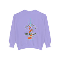 Triton's Mermaid Security Comfort Colors Unisex Garment-Dyed Sweatshirt