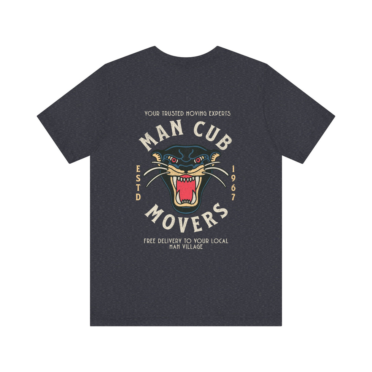 Man Cub Movers Bella Canvas Unisex Jersey Short Sleeve Tee