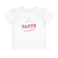 There's A Snake In My Boot Bella Canvas Toddler Short Sleeve Tee