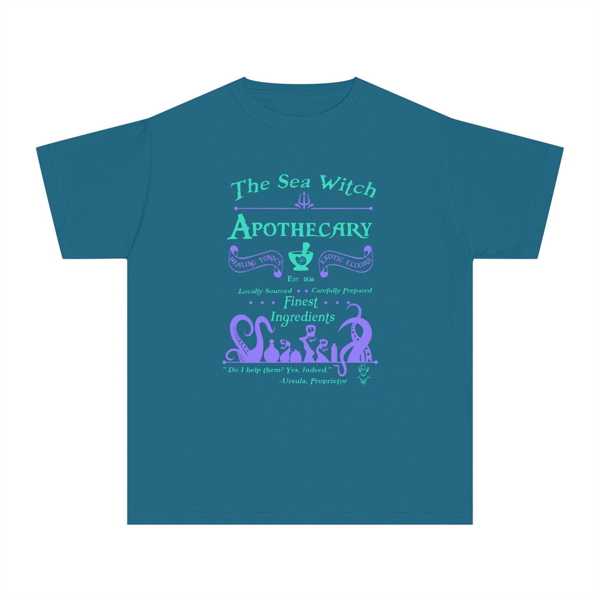 Sea Witch Apothecary Comfort Colors Youth Midweight Tee