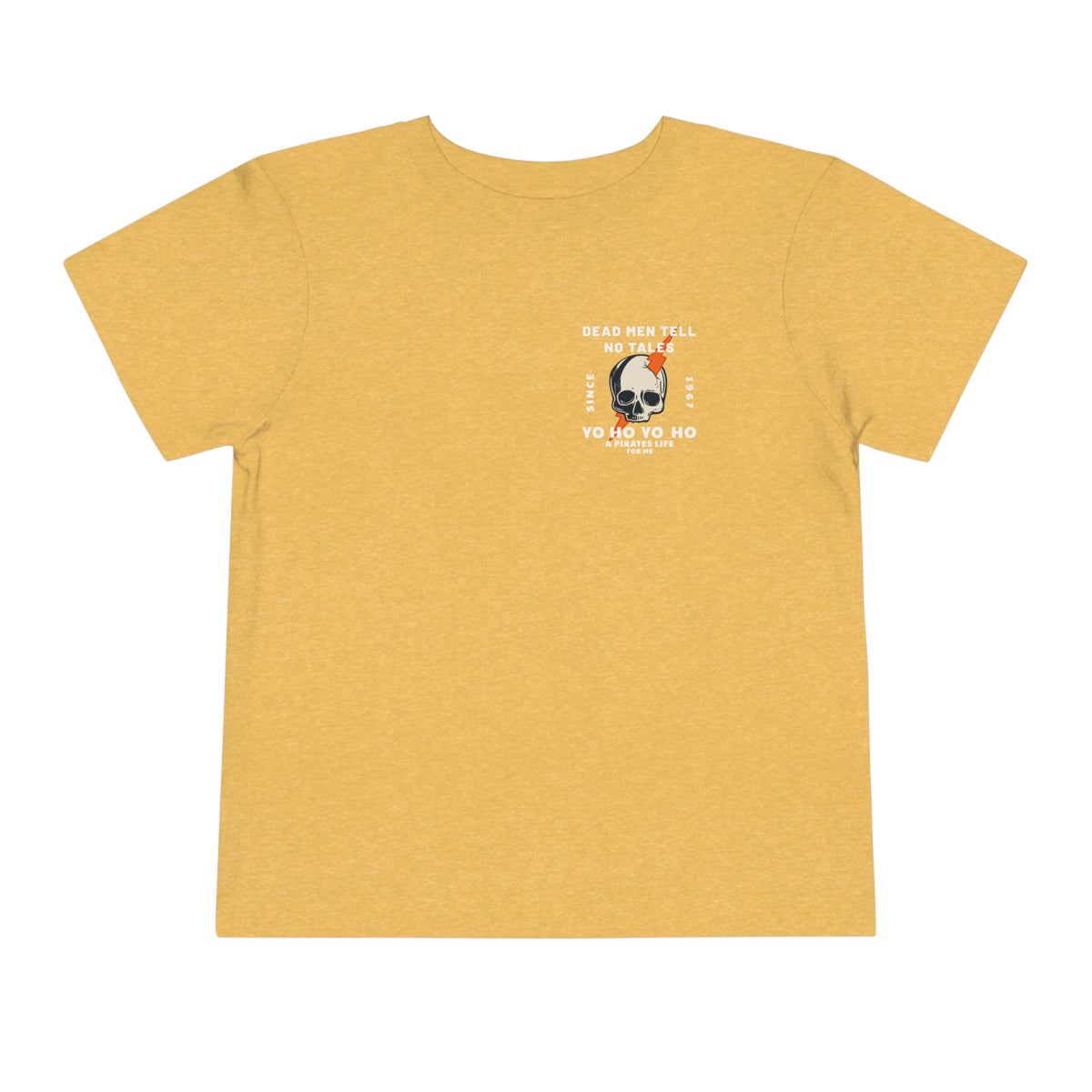 Dead Men Tell No Tales Bella Canvas Toddler Short Sleeve Tee