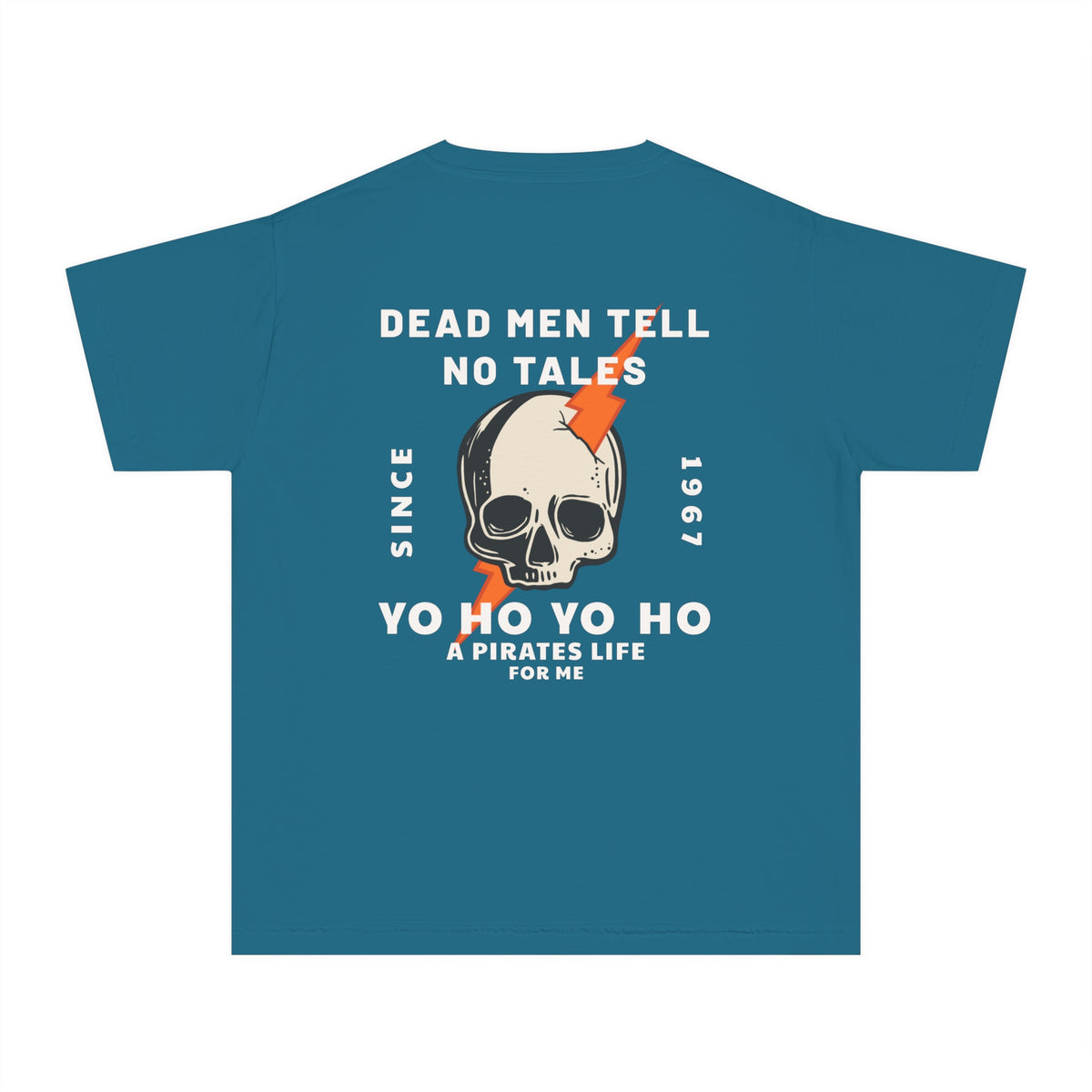 Dead Men Tell No Tales Comfort Colors Youth Midweight Tee