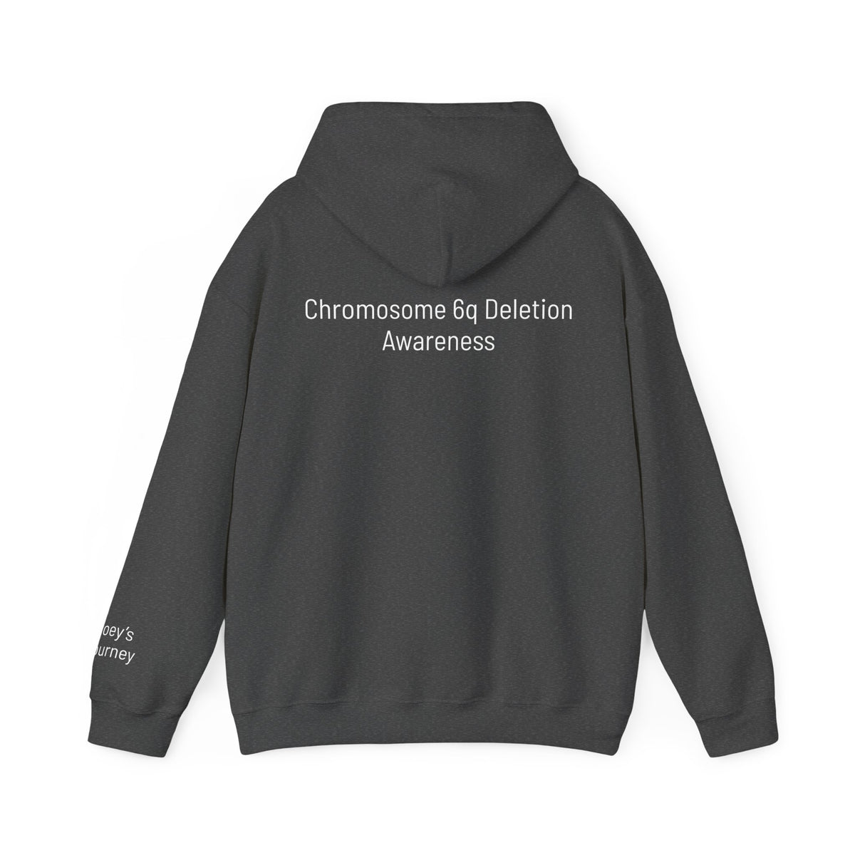 Joey's Journey Chromosome 6q Deletion Awareness Gildan Unisex Heavy Blend™ Hooded Sweatshirt