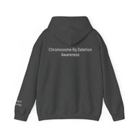 Joey's Journey Chromosome 6q Deletion Awareness Gildan Unisex Heavy Blend™ Hooded Sweatshirt
