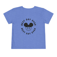 Best Day Ever Bella Canvas Toddler Short Sleeve Tee