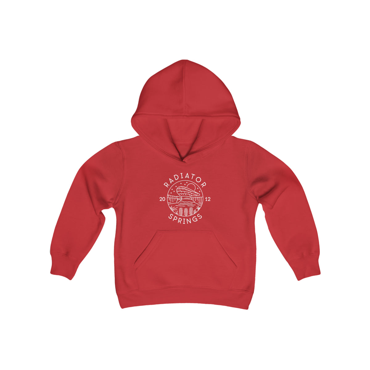 Radiator Springs Gildan Youth Heavy Blend Hooded Sweatshirt