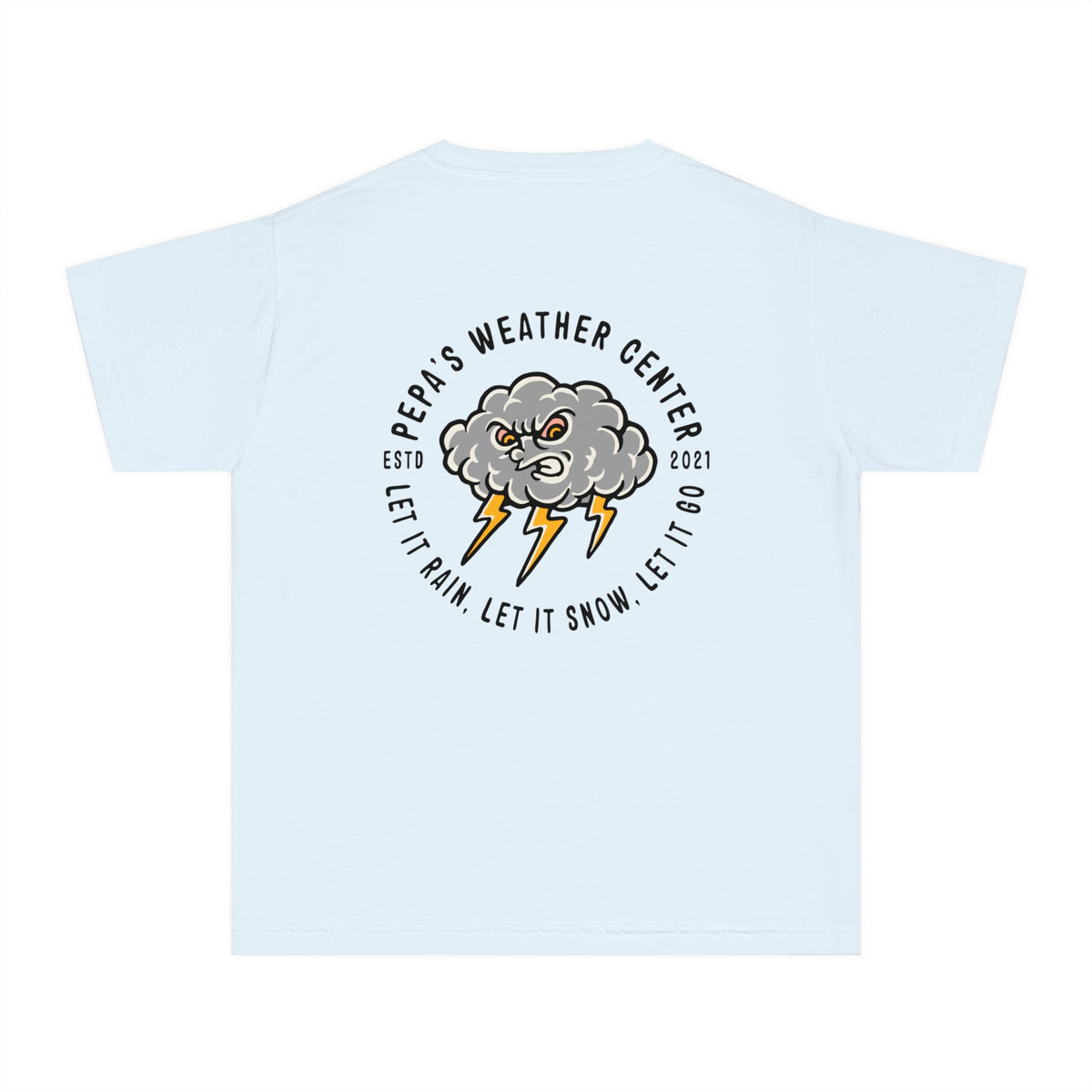 Pepa's Weather Center Comfort Colors Youth Midweight Tee