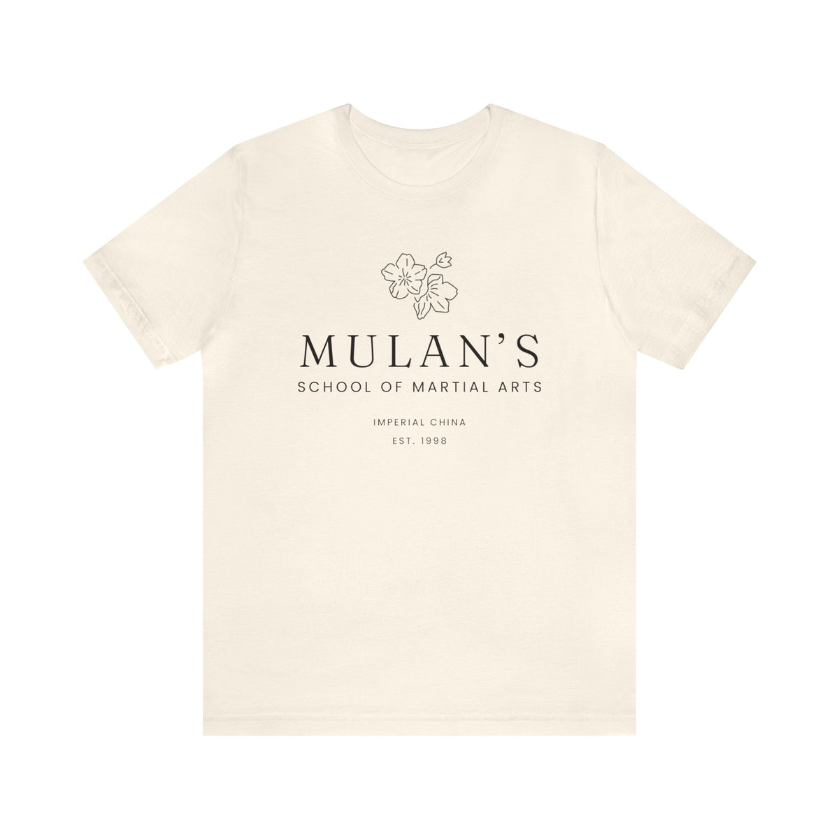 Mulan's School of Martial Arts Bella Canvas Unisex Jersey Short Sleeve Tee