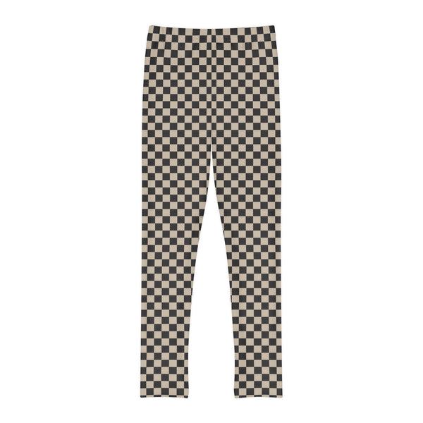 Checked Youth Full-Length Leggings