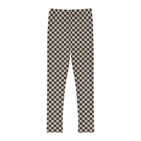 Checked Youth Full-Length Leggings