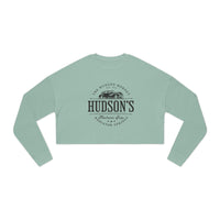 Hudson's Mechanic Shop Women's Bella Canvas Cropped Sweatshirt
