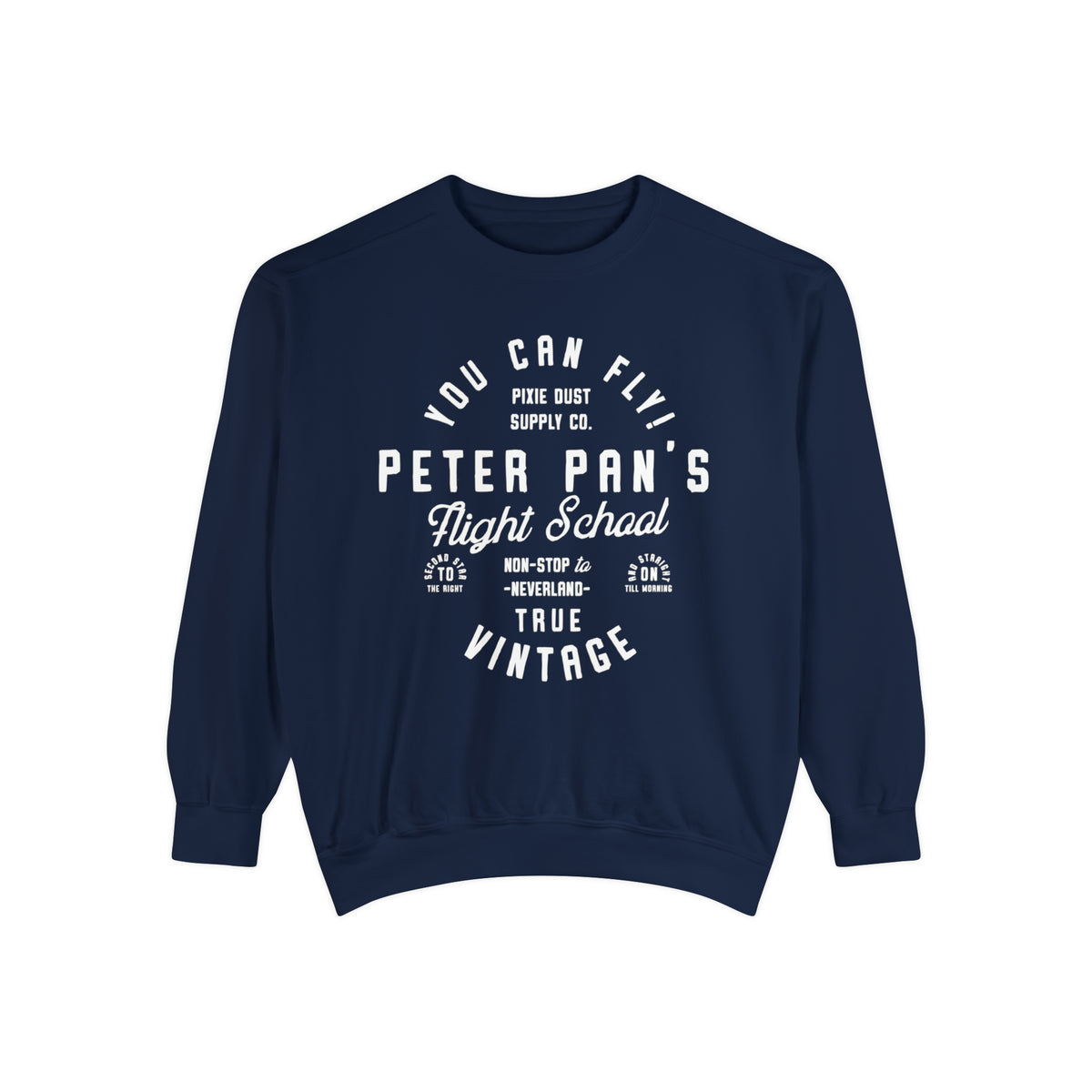 Pan's Flight School Comfort Colors Unisex Garment-Dyed Sweatshirt