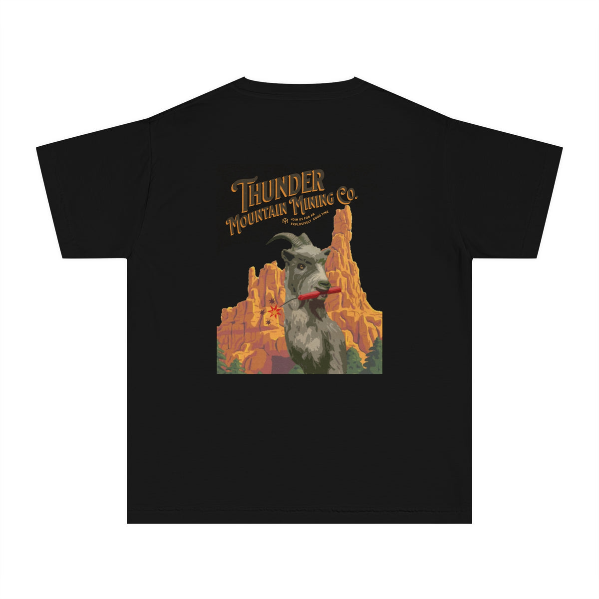 Thunder Mountain Mining Co. Comfort Colors Youth Midweight Tee
