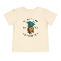 Yo Ho Pirates Life For Me Bella Canvas Toddler Short Sleeve Tee