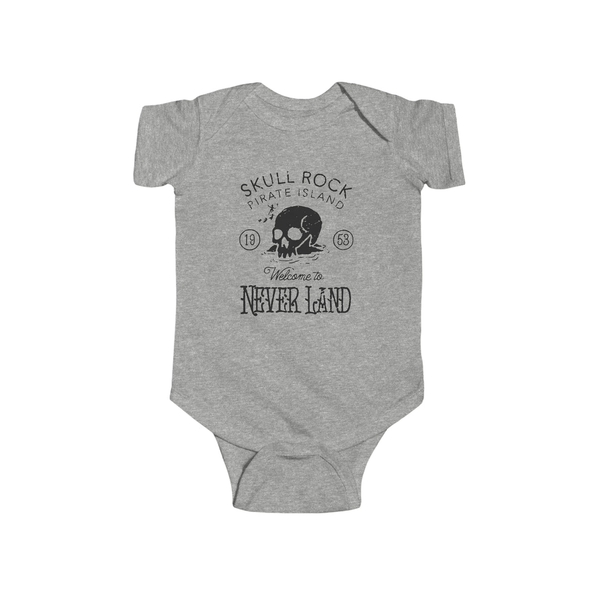 Skull Rock Rabbit Skins Infant Fine Jersey Bodysuit